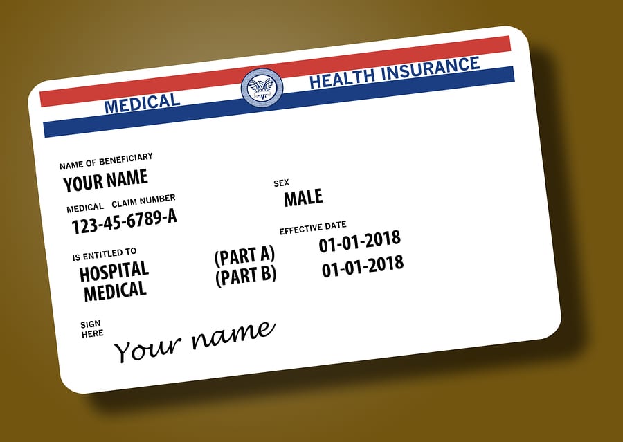 Medicare A and B Card