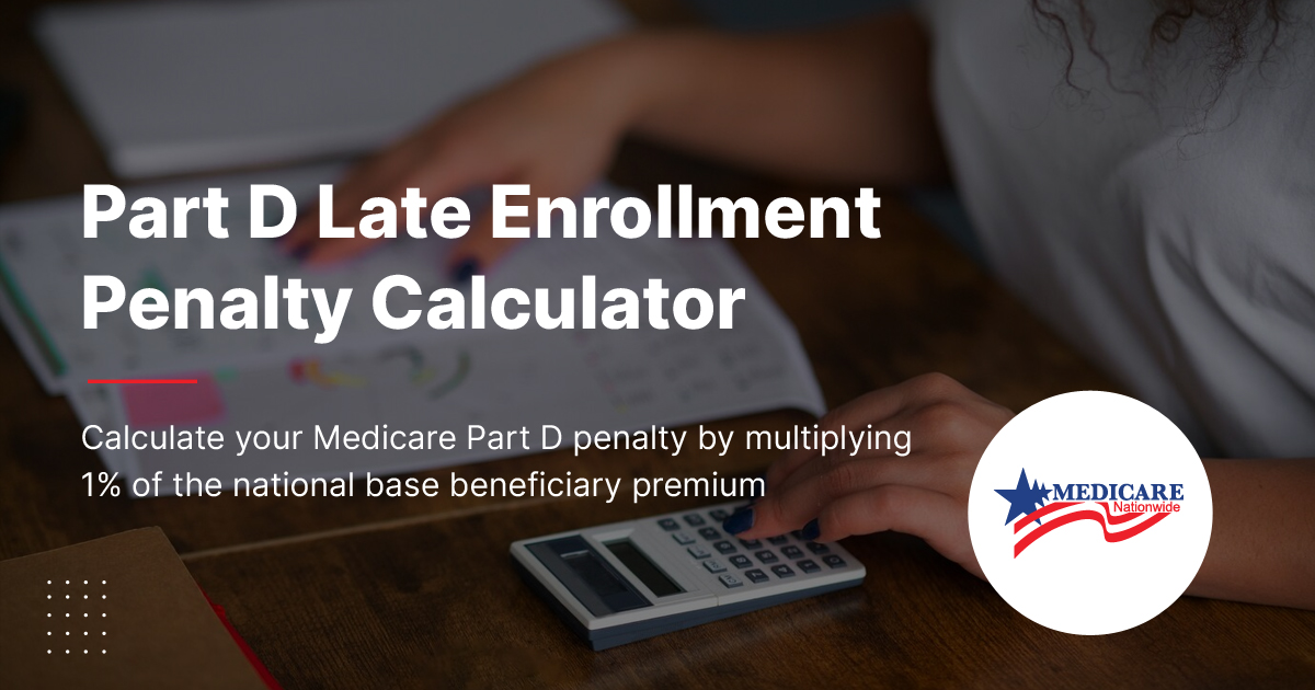 Part D Late Enrollment Penalty Calculator